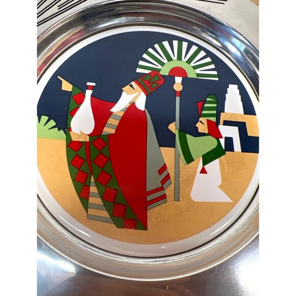 Wilton Armetale The Departure 1993 Limited  Journey Of The Magi Collectors Plate - Picture 2 of 6